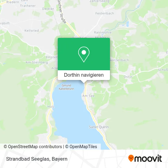 Strandbad Seeglas Karte