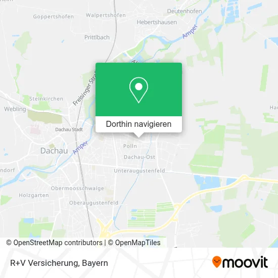 R+V Versicherung Karte
