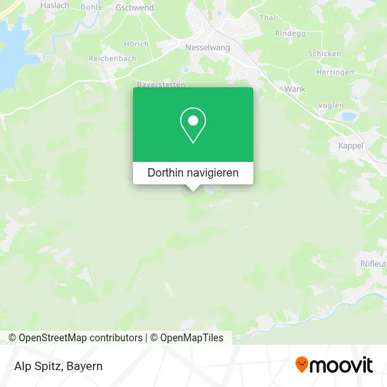 Alp Spitz Karte