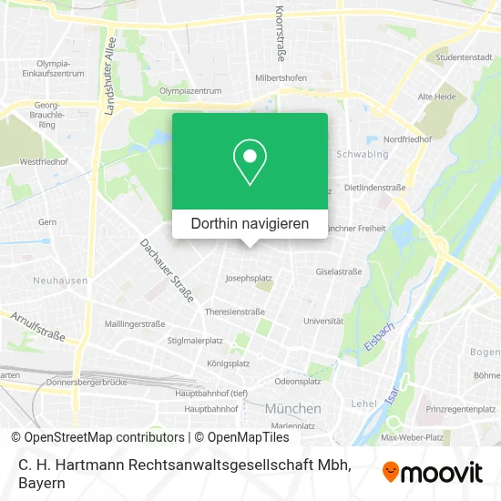 C. H. Hartmann Rechtsanwaltsgesellschaft Mbh Karte