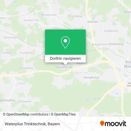 Waterplus Trinktechnik Karte