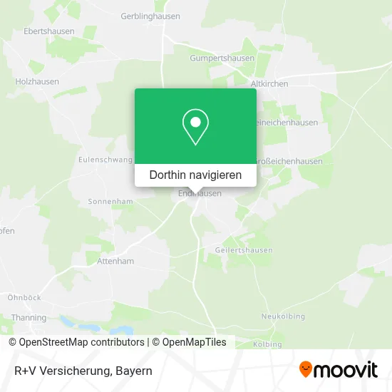 R+V Versicherung Karte