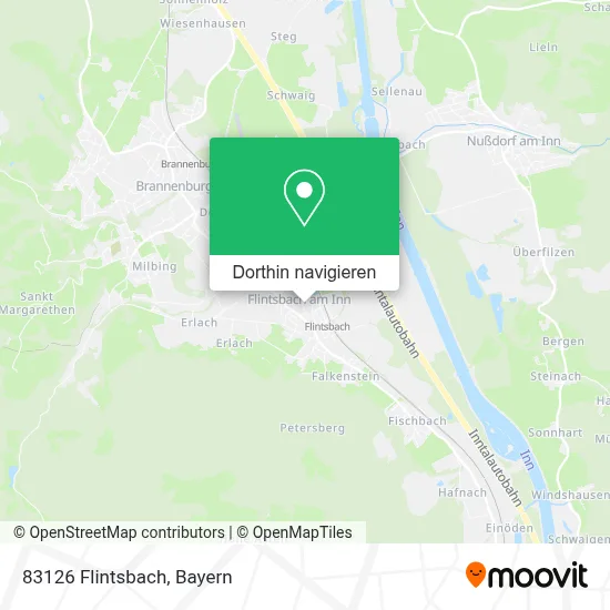 83126 Flintsbach Karte