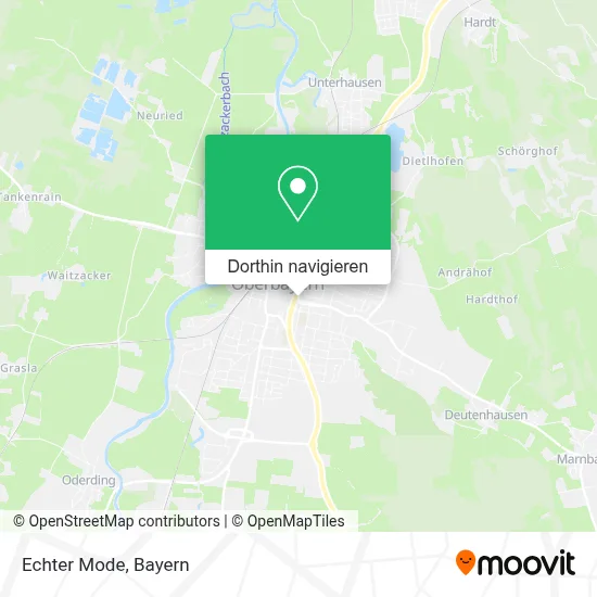 Echter Mode Karte