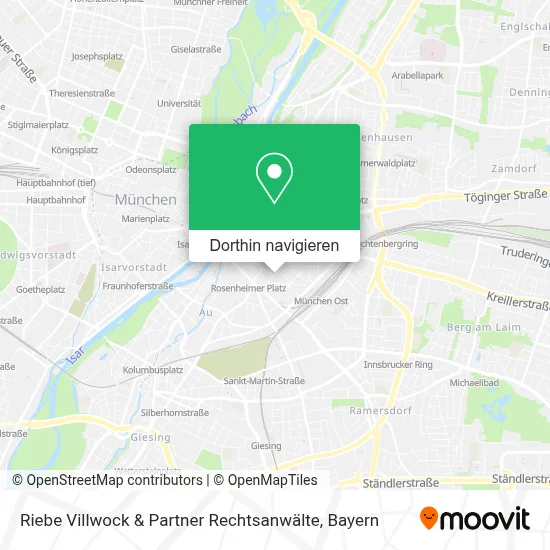 Riebe Villwock & Partner Rechtsanwälte Karte