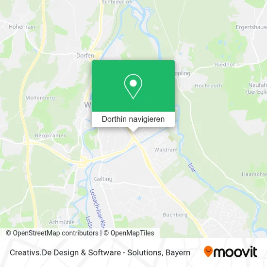 Creativs.De Design & Software - Solutions Karte