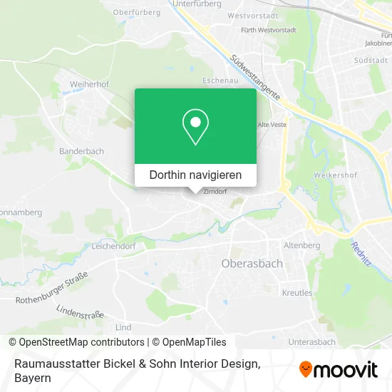 Raumausstatter Bickel & Sohn Interior Design Karte