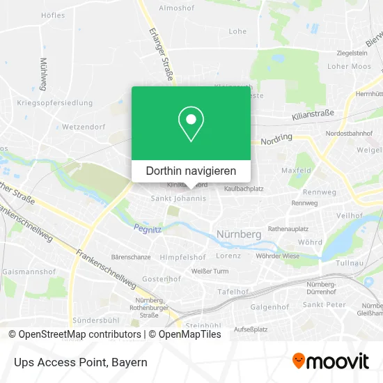 Ups Access Point Karte