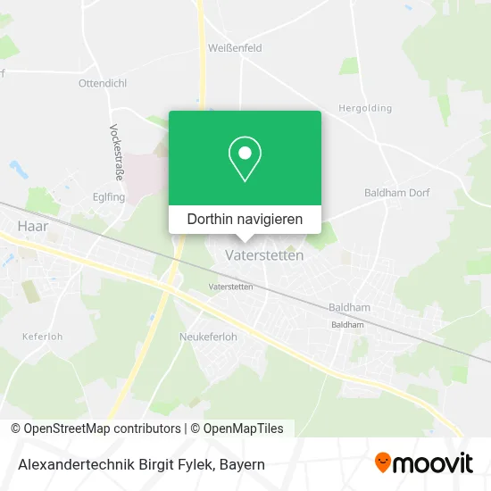 Alexandertechnik Birgit Fylek Karte