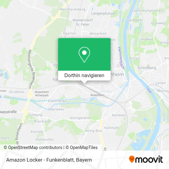Amazon Locker - Funkenblatt Karte