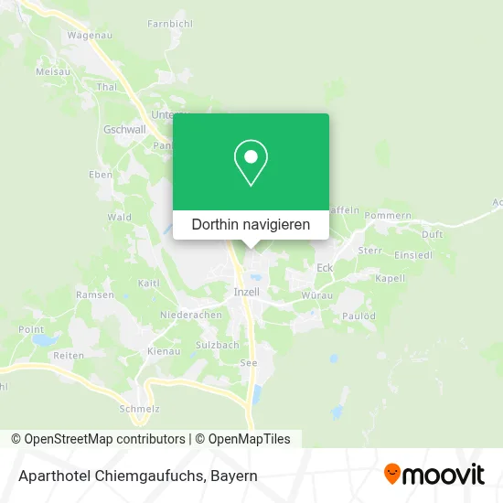 Aparthotel Chiemgaufuchs Karte