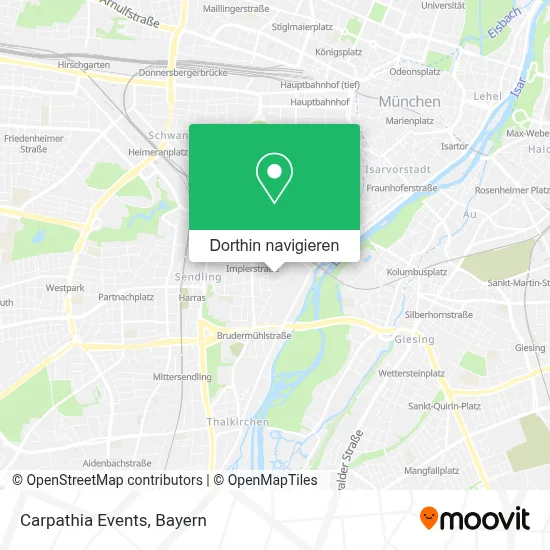 Carpathia Events Karte