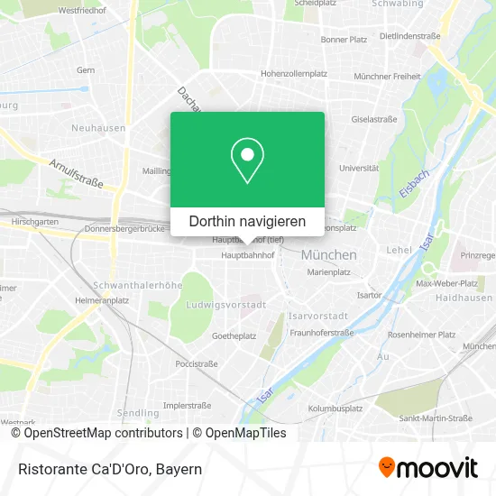 Ristorante Ca'D'Oro Karte