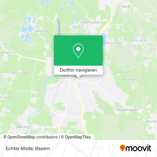 Echter Mode Karte