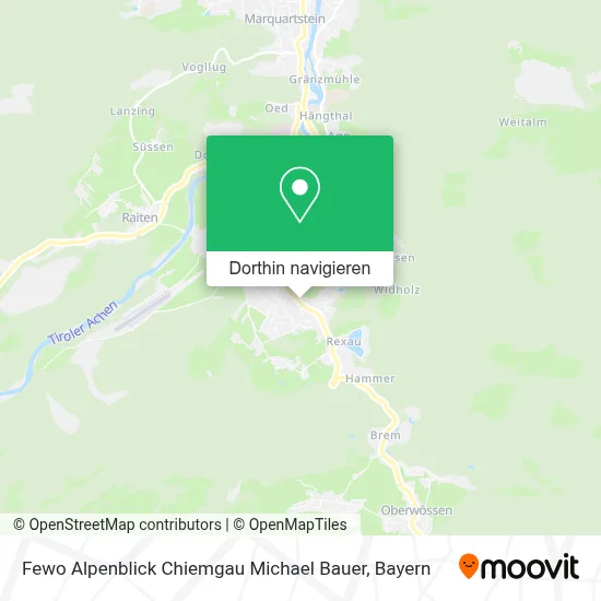 Fewo Alpenblick Chiemgau Michael Bauer Karte