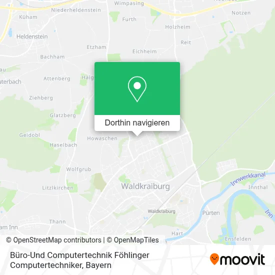 Büro-Und Computertechnik Föhlinger Computertechniker Karte