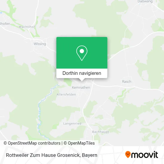 Rottweiler Zum Hause Grosenick Karte