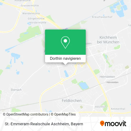 St.-Emmeram-Realschule Aschheim Karte