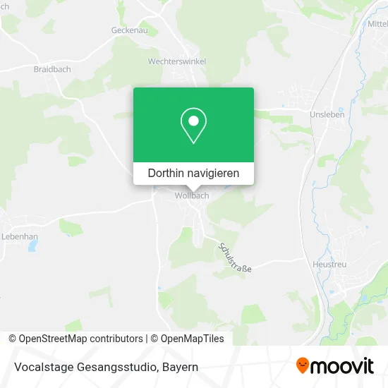 Vocalstage Gesangsstudio Karte