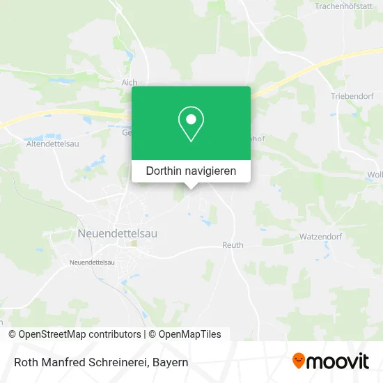 Roth Manfred Schreinerei Karte