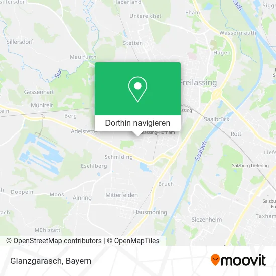 Glanzgarasch Karte