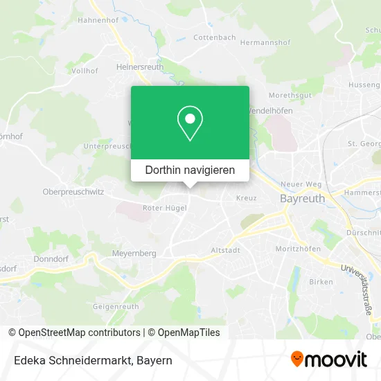 Edeka Schneidermarkt Karte