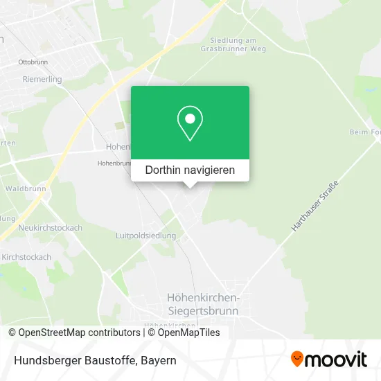 Hundsberger Baustoffe Karte