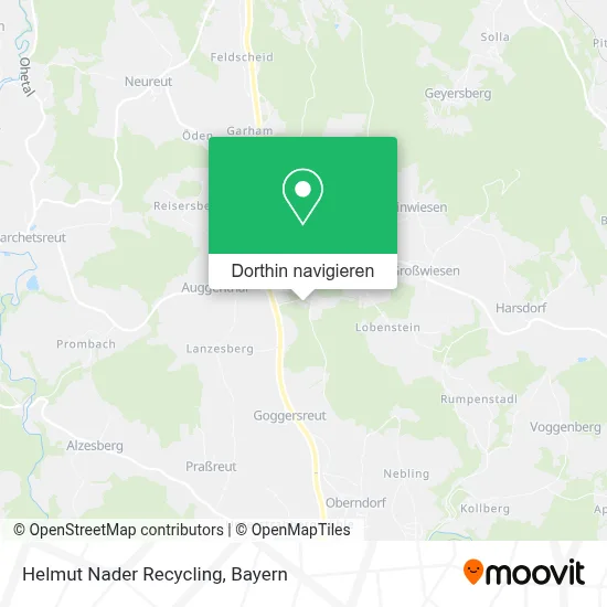 Helmut Nader Recycling Karte
