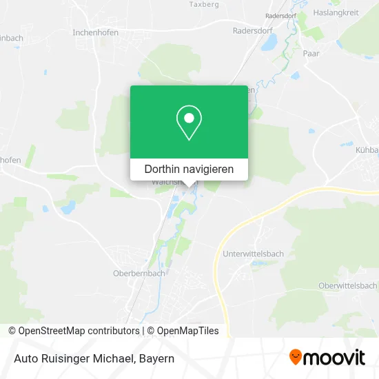 Auto Ruisinger Michael Karte