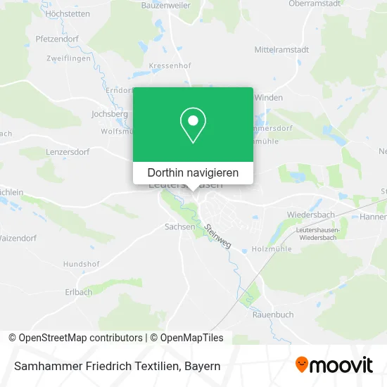 Samhammer Friedrich Textilien Karte
