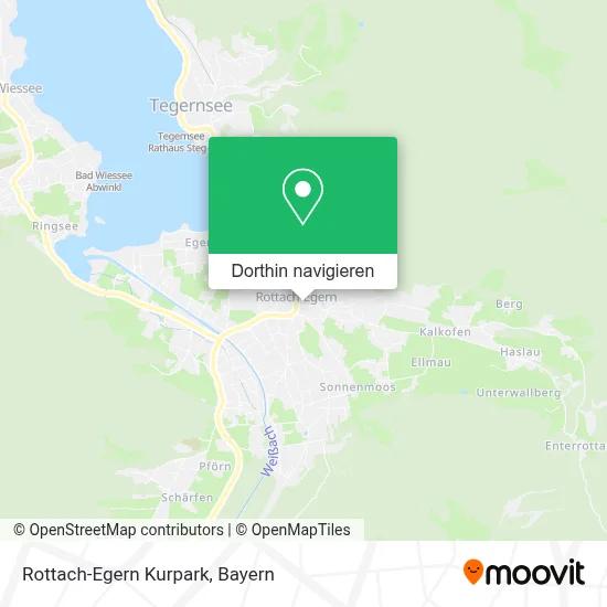 Rottach-Egern Kurpark Karte