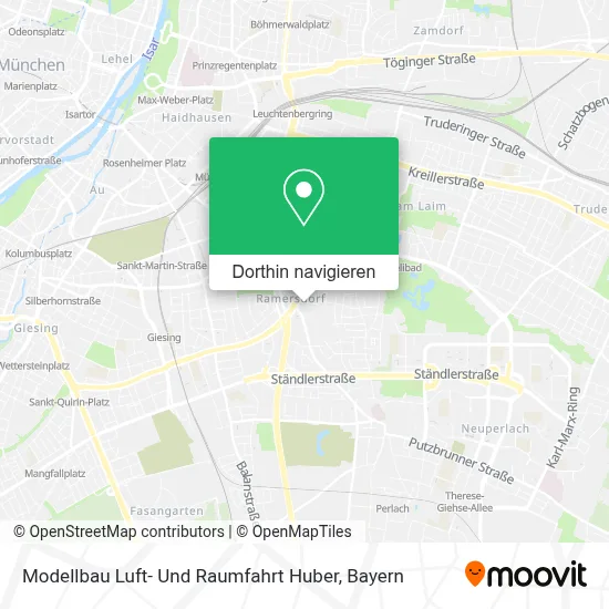 Modellbau Luft- Und Raumfahrt Huber Karte