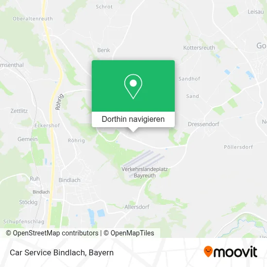 Car Service Bindlach Karte