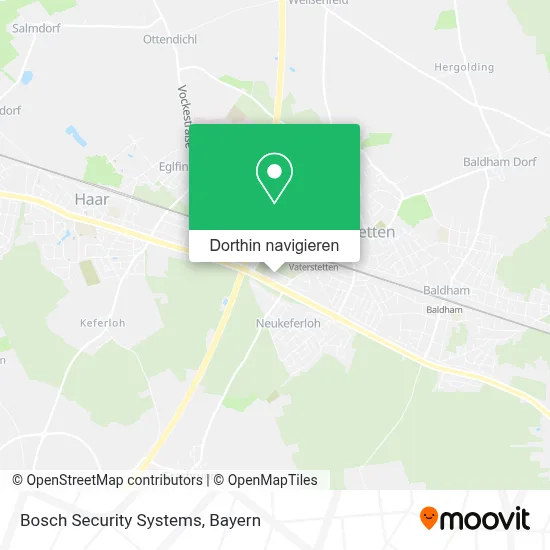 Bosch Security Systems Karte