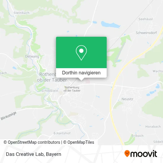 Das Creative Lab Karte