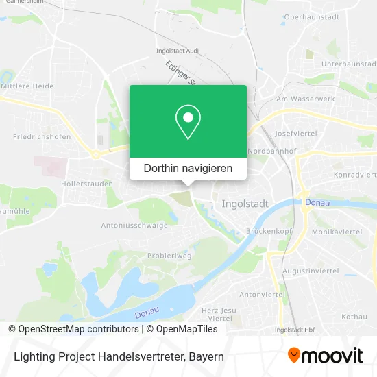 Lighting Project Handelsvertreter Karte