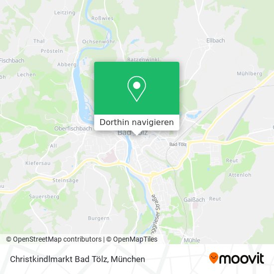 Christkindlmarkt Bad Tölz Karte