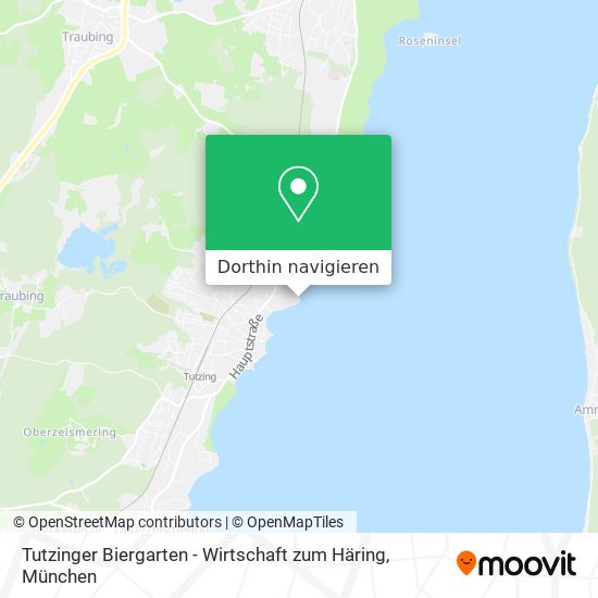 Tutzinger Biergarten - Wirtschaft zum Häring Karte