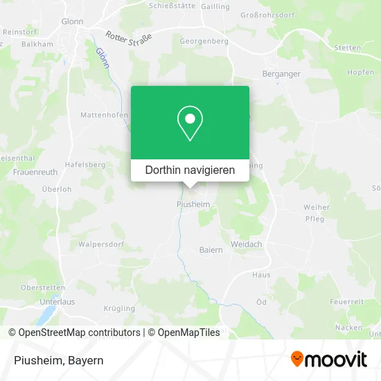 Piusheim Karte