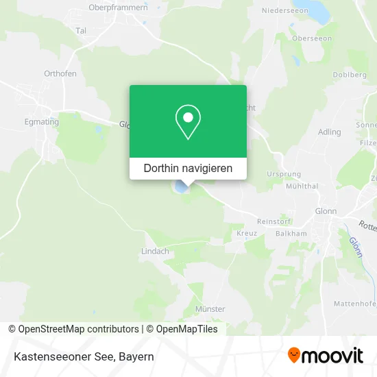 Kastenseeoner See Karte