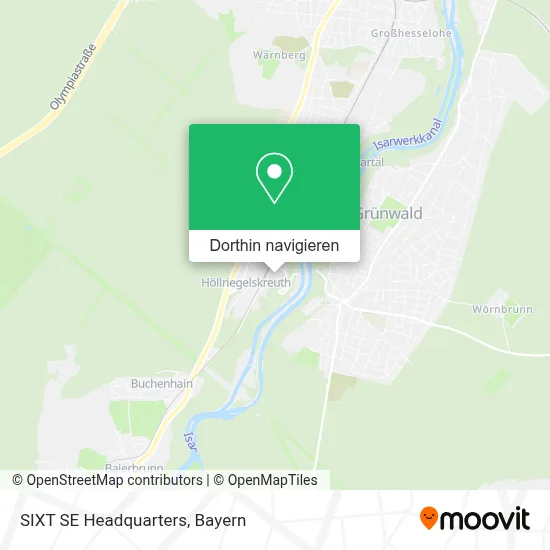 SIXT SE Headquarters Karte