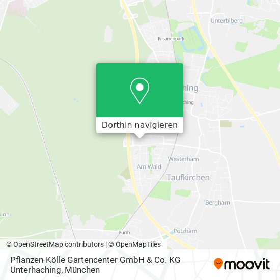 Pflanzen-Kölle Gartencenter GmbH & Co. KG Unterhaching Karte