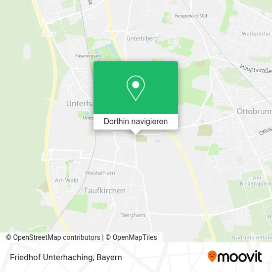 Friedhof Unterhaching Karte