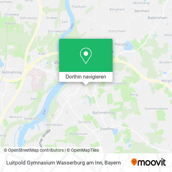 Luitpold Gymnasium Wasserburg am Inn Karte