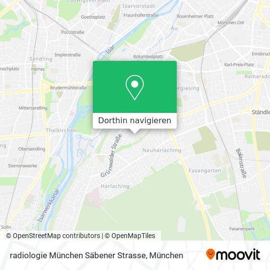 radiologie  München Säbener Strasse Karte