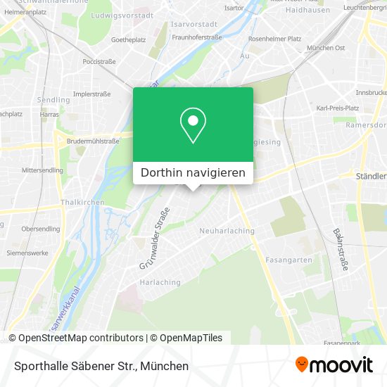 Sporthalle Säbener Str. Karte