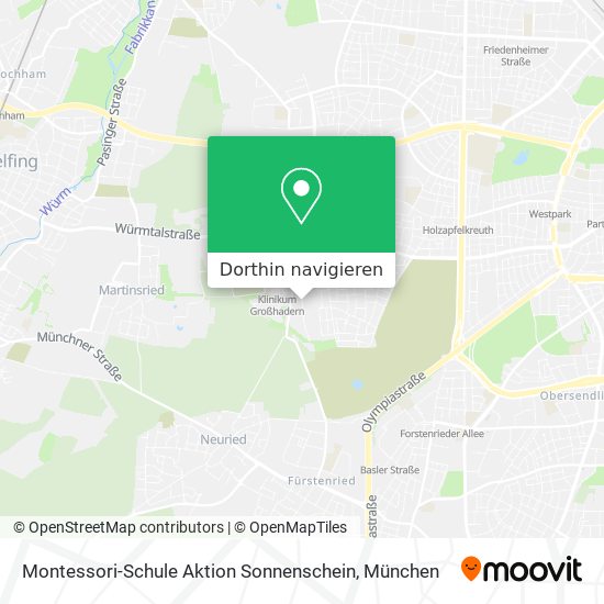 Montessori-Schule Aktion Sonnenschein Karte