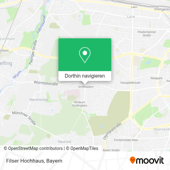 Filser Hochhaus Karte