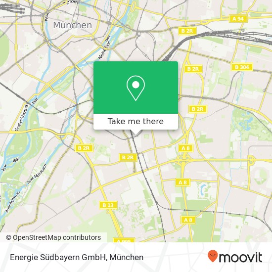 Energie Südbayern GmbH Karte