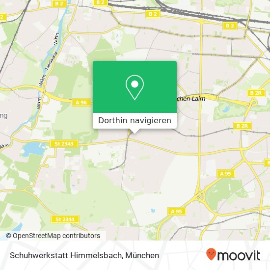 Schuhwerkstatt Himmelsbach Karte